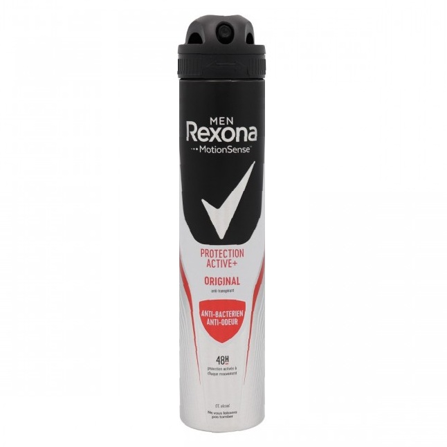 rexona-protection-active-original-deodorant-spray اسپری دئودورانت رکسونا Rexona مردانه مدل Protrction Active Original اصل ایتالیا حجم 200 میل - Image 1