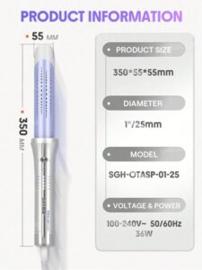 دستگاه فر کننده اتوماتیک باد سرد شیگلم سایز 25 میلیمتر
