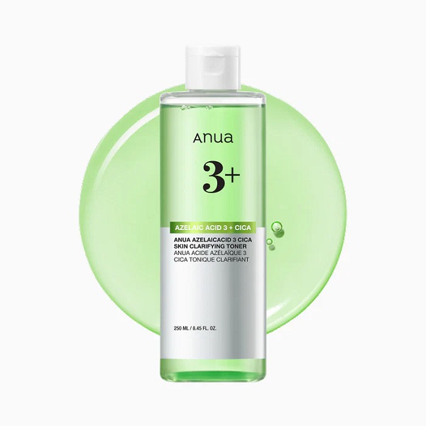 Anua-Azelaic-3-Cica-Skin-Clarifying-Toner تونر آزلائیک اسید آنوا حجم 250 میل