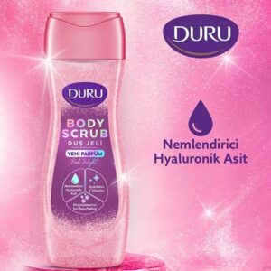 شامپو بدن اسکراب و شاین دار دورو رایحه pink delight حجم 450 میل