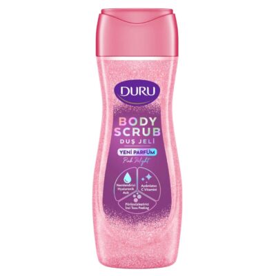 شامپو بدن اسکراب و شاین دار دورو رایحه pink delight حجم 450 میل