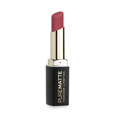 رژ لب مات و مخملی گلدن رز مدل pure matt شماره 124