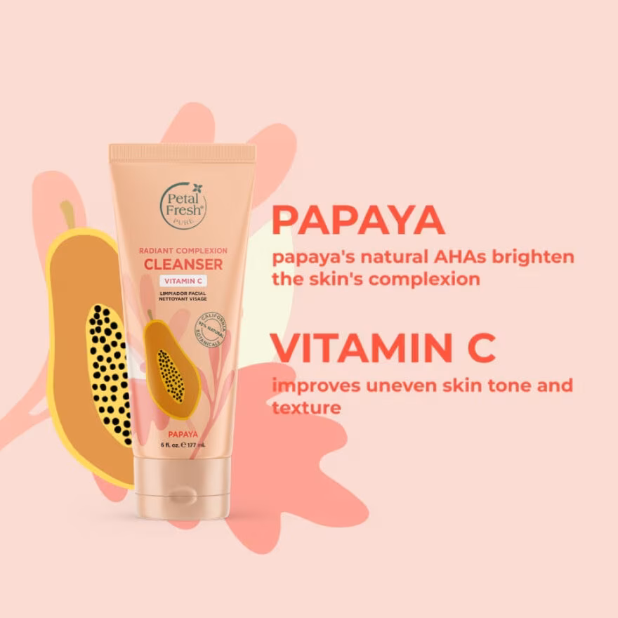 ژل شستشوی ضد لک پتال فرش Petal Fresh حاوی ویتامین C و پاپایا حجم 177 ميل