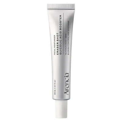 بوستر شات گلیکولیک اسید آرنسیا Arencia لایه بردار،روشن کننده،مرطوب کننده و کنترل چربی صورت حجم 12 میل