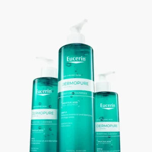 ژل شستشو پوست چرب و ضد منافذ اوسرین Eucerin مدل DermoPure حجم 400 میل
