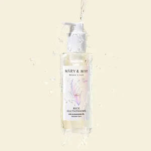 روغن پاک کننده ضد لک گلوتاتیون برنج ماری اند می Mary and May مدل Radiant Skin حجم 200 میل