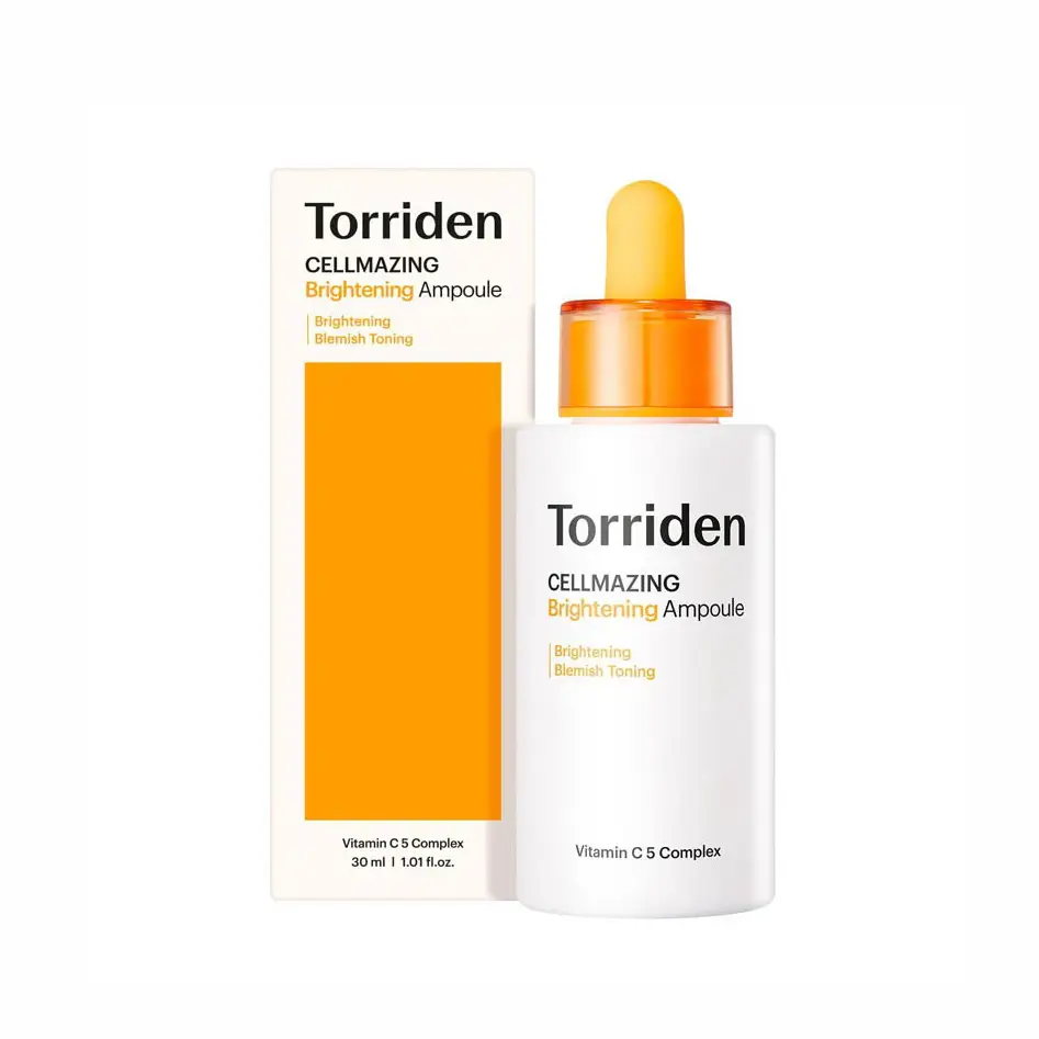 Torriden Cellmazing Brightening Ampoule 30 ml (1) سرم روشن کننده و ضد لک ویتامین C توریدن Torriden مدل Cellmazing Brightening Ampoule حجم 30 میل