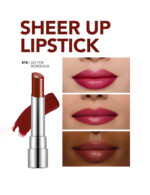 رژ لب جامد شیر آپ فلورمار Flormar Sheer Up شماره 015 رنگ Go For Bordeaux - Image 2