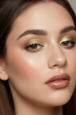 سایه چشم تکی شاین دار گلدن رز Golden Rose مدل Giltter Glow شماره 04 رنگ Vega - Image 2
