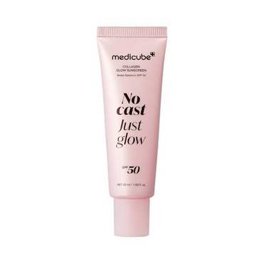ضد آفتاب جوانساز و درخشان كننده کلاژن مدى كيوب Medicube مدل No Cast Just Glow حجم 50 میل