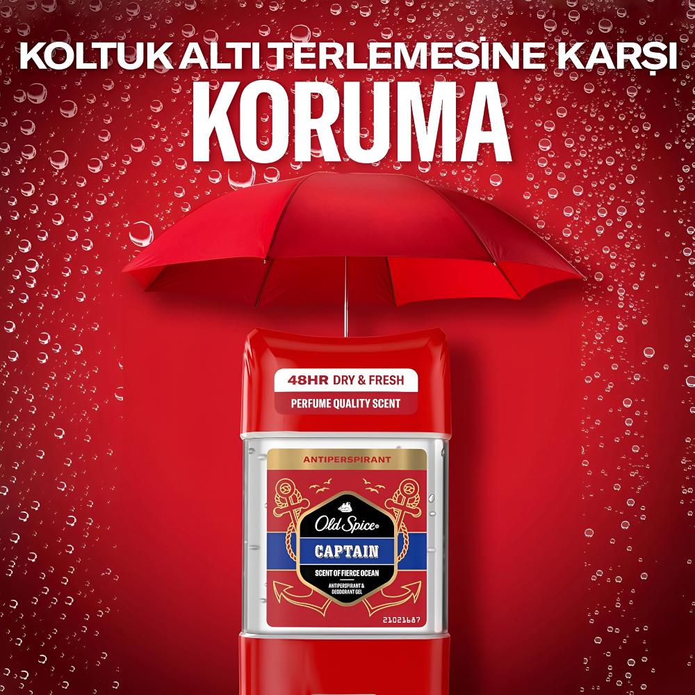مام ژله ای اولد اسپایس Old Spice رایحه Captain حجم 70 میل