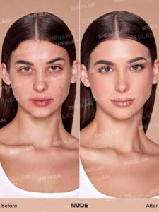 کرم پودر پوست خشک شیگلم رنگ nude