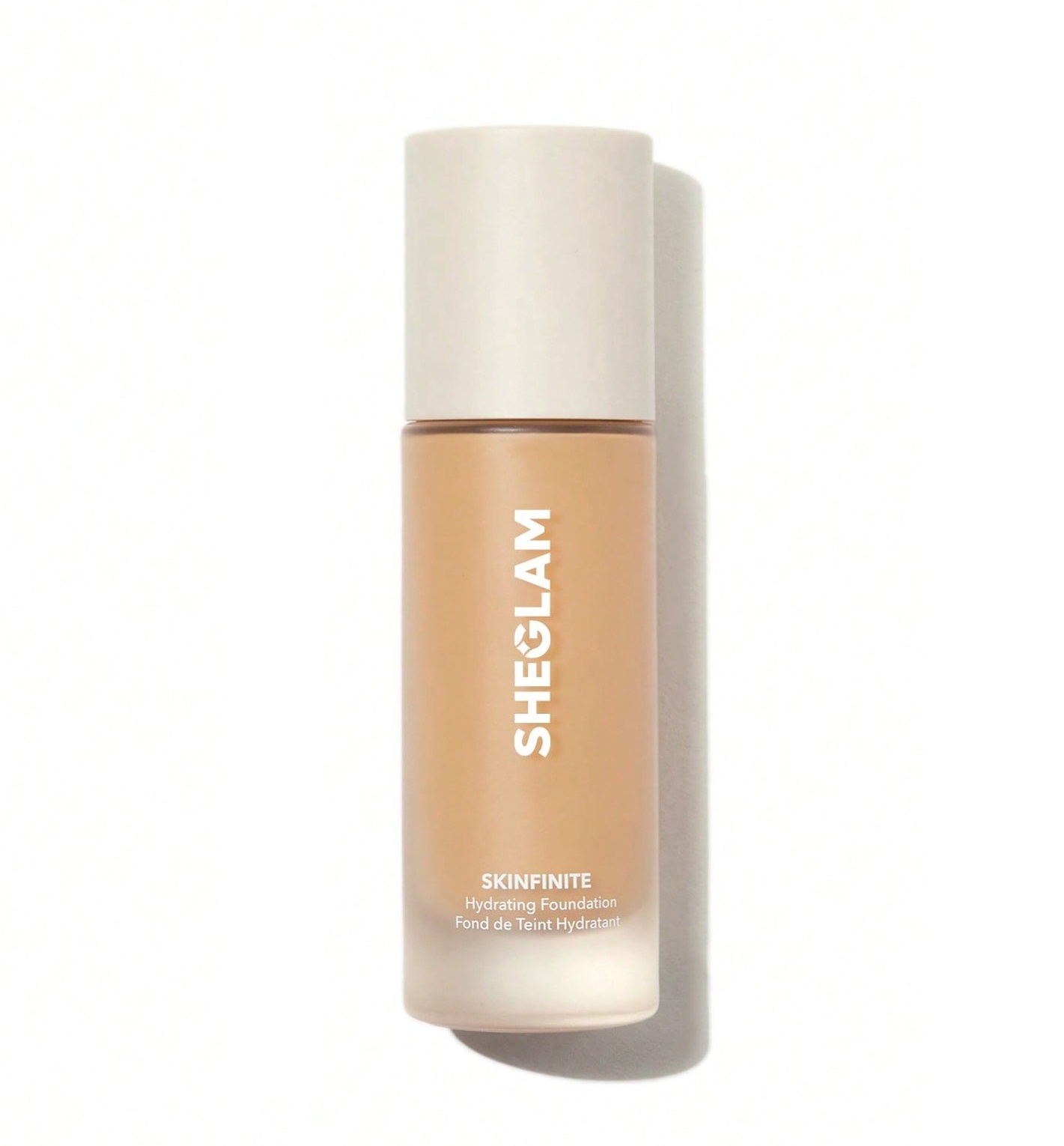 sheglam-dry0skin-foundation-nude کرم پودر پوست خشک شیگلم رنگ nude