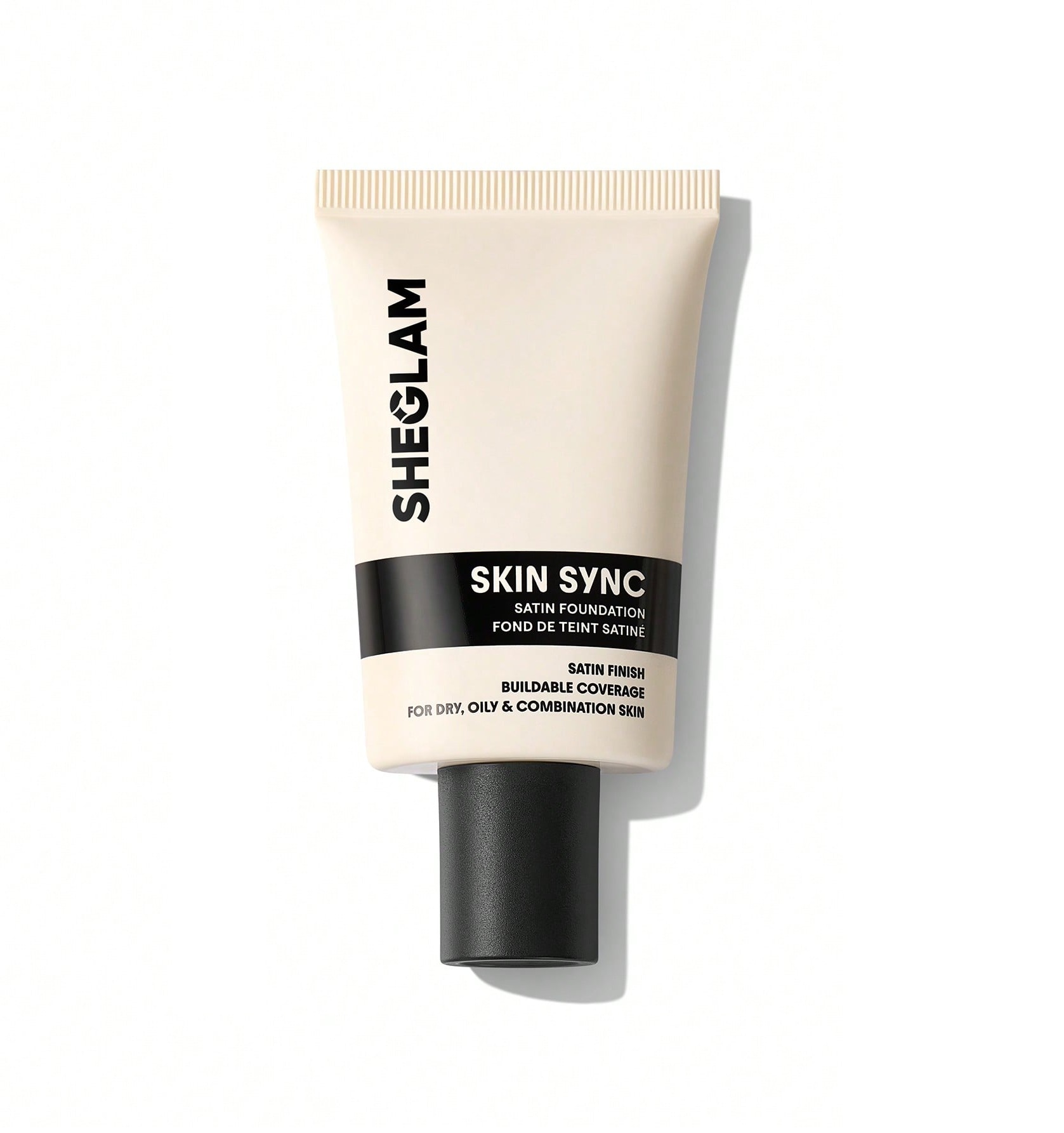 sheglam-skin-satin-foundation-nude-30-ml کرم پودر روزانه ساتین شیگلم رنگ nude حجم 30 گرمی