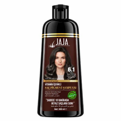 شامپو رنگ جاجا Jaja شماره 6.1 رنگ Dark Ash Blonde حجم 300 ميل