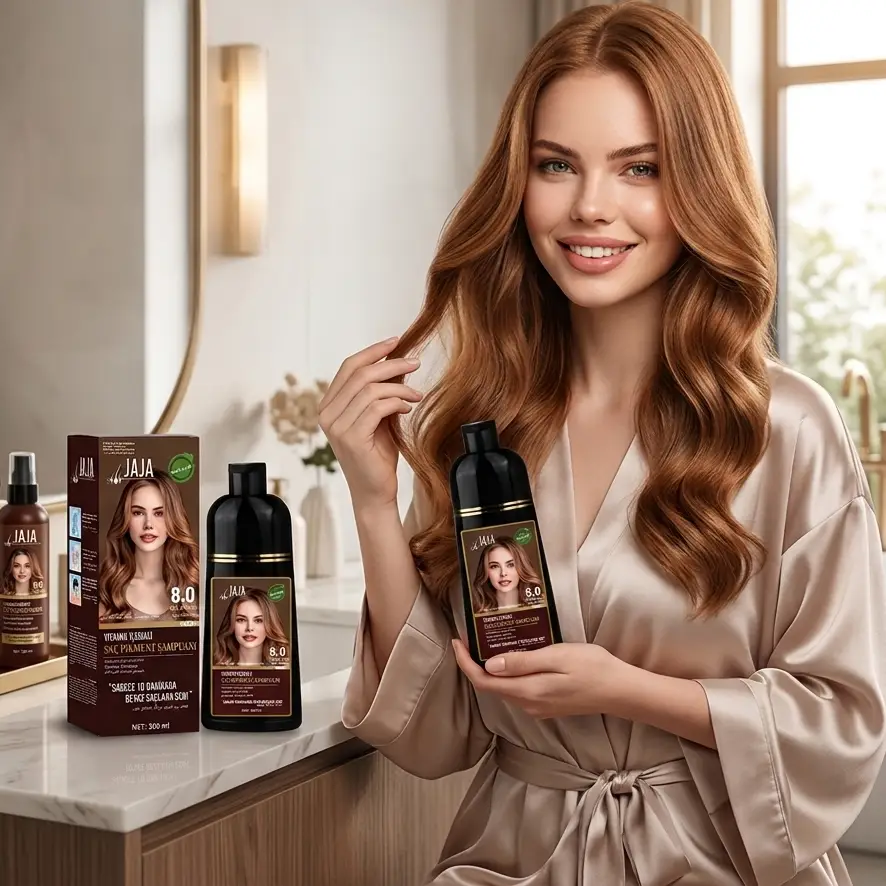 شامپو رنگ جاجا Jaja شماره 8.0 رنگ Light Blonde حجم 300 ميل