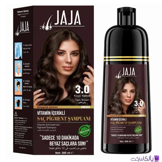 شامپو رنگ جاجا Jaja شماره 3.0 حجم 300 ميل
