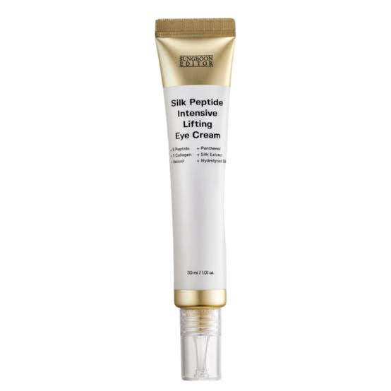 sungboon-editor-silk-peptides-egf-intensive-eye-cream-masokala.com دور چشم ضد چروک و جوانساز پپتاید ابریشم و EGF سانگ بون ادیتور
