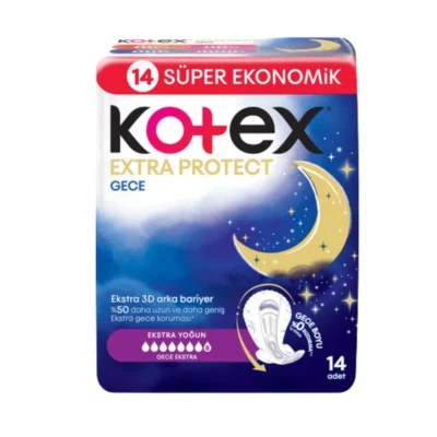 نوار بهداشتی کوتکس شب مدل Extra Protect